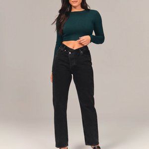 AGOLDE DUPE Abercrombie & Fitch "The Dad High Rise" Curve Love Jeans Size 27 / 4